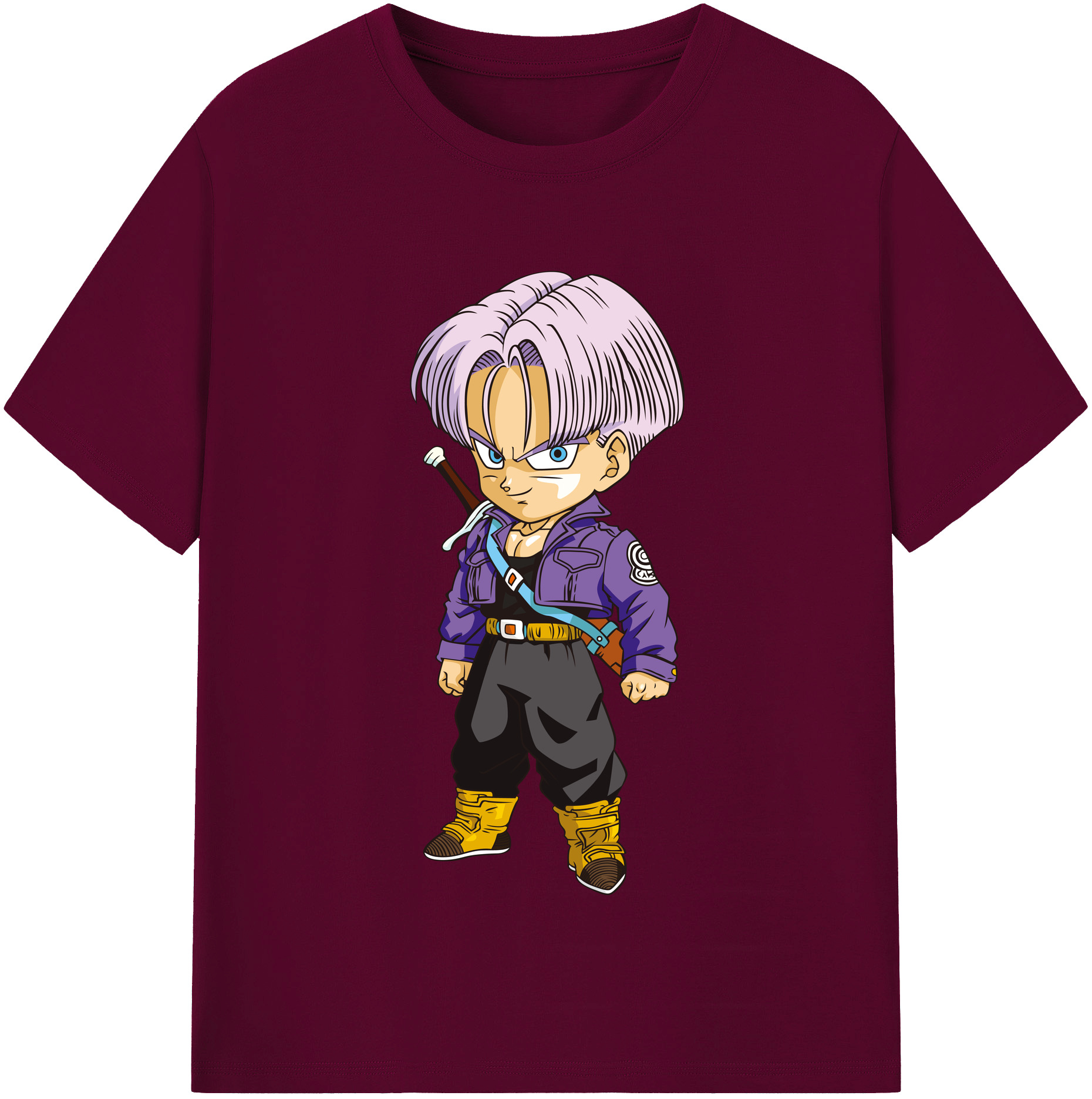 （画像用） ドラゴンボール トランクス（Torankusu）DRAGON BALL Trunks レディースカジュアルプリントTシャツ（綿100％）